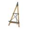 Light Brown Iron Industrial Easel, 26" x 14" x 9"